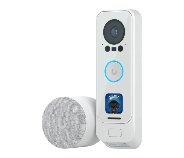 Ubiquiti UVC-G4 Doorbell Pro PoE Kit Zestaw wideodomofon + gong Biały - 1574029 - zdjęcie